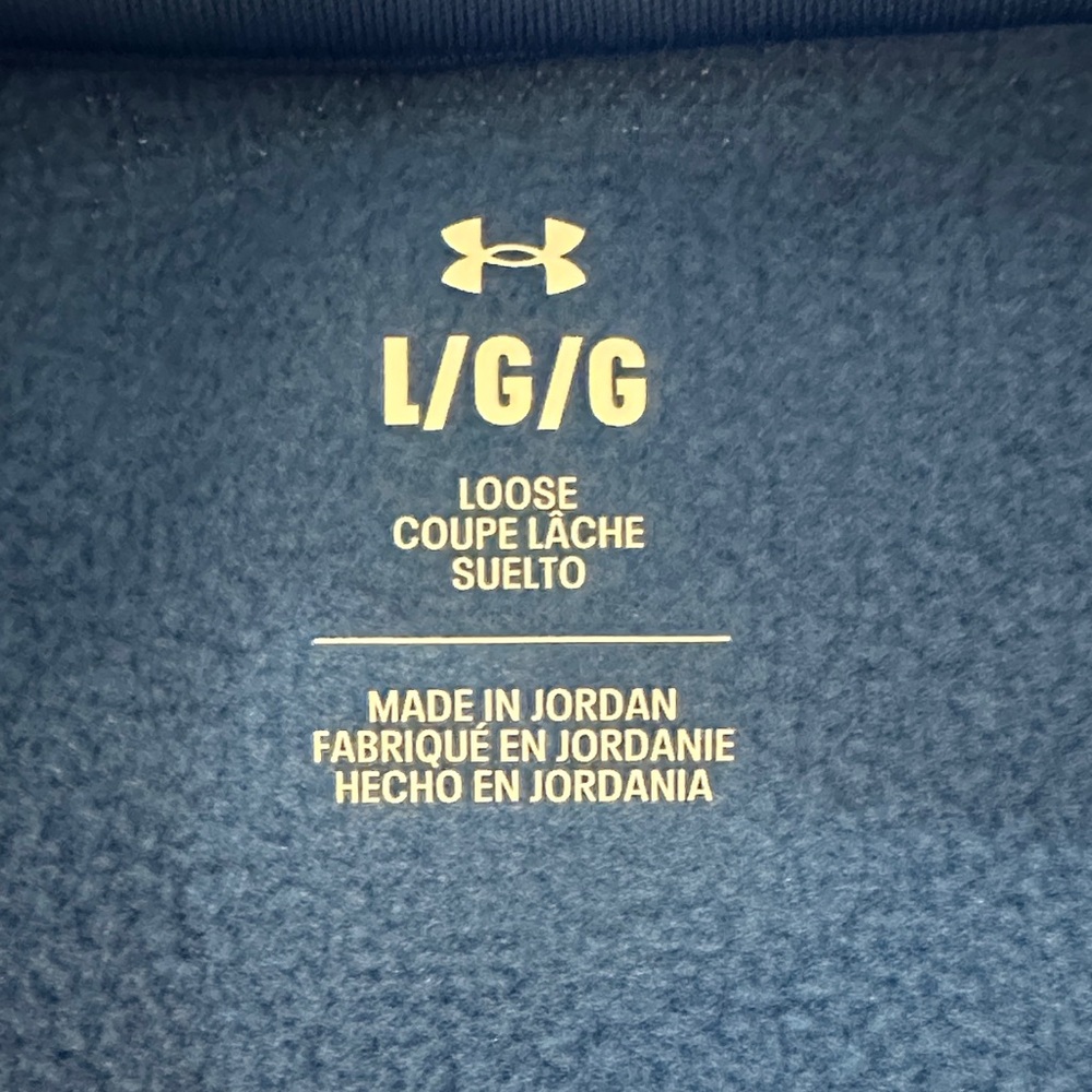 Under Armour Navy Quarter-Zip Sweatshirt - Picture 4 of 4